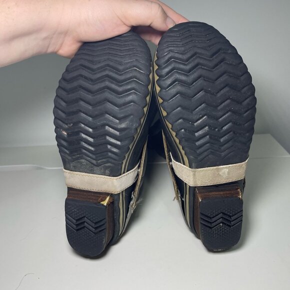 Sorel Women Slimpack Riding equstrian Boots Grey Brown Leather Waterproof in 8.5 - Picture 11 of 11